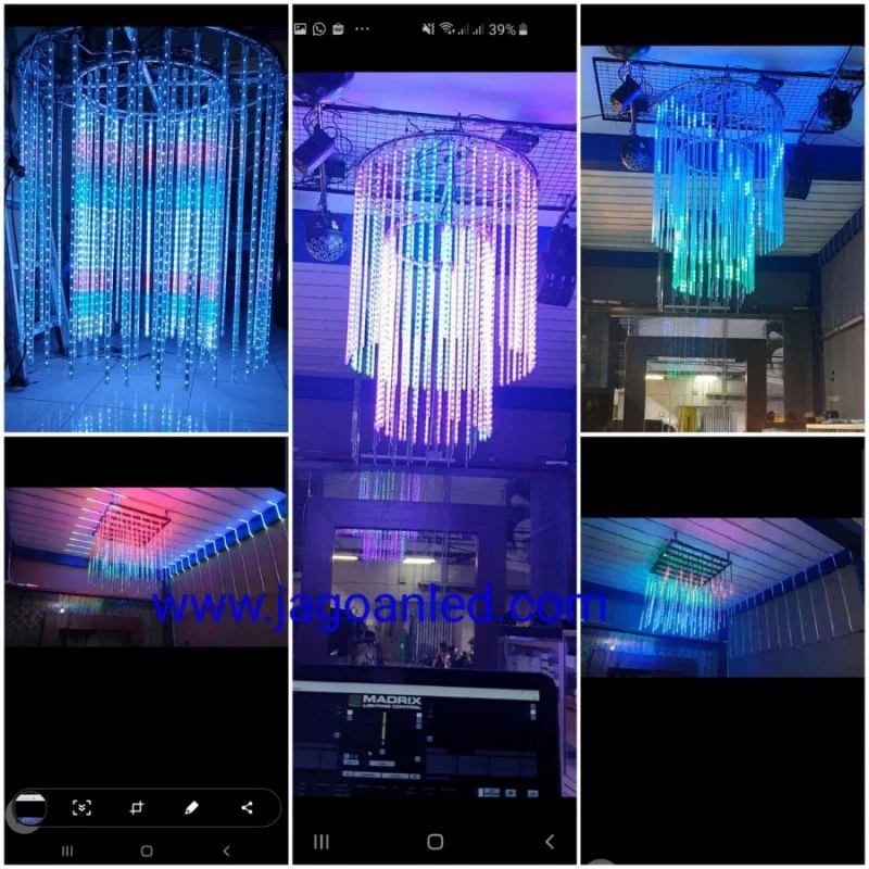 Led Pixel Tube 3 Degree Support Madrix 1 Meter