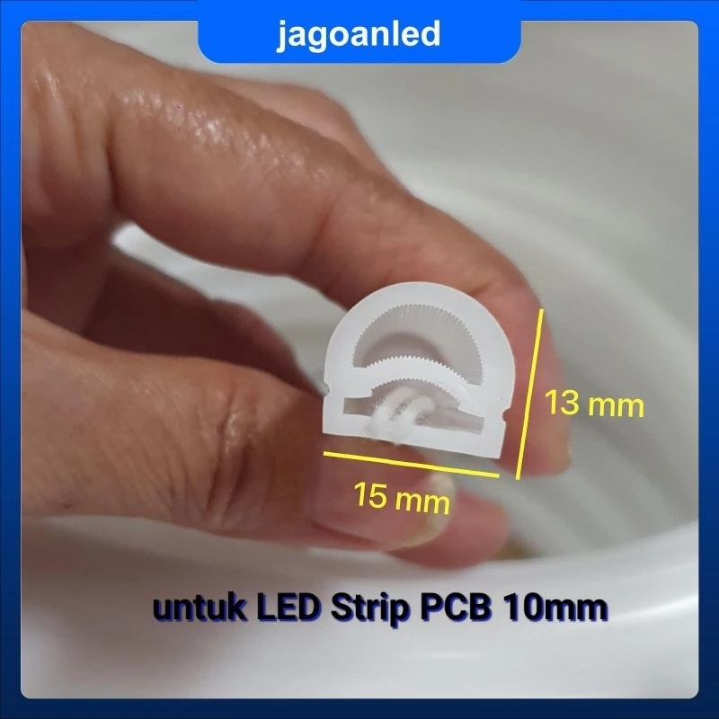 Selang LED Alis PCB 10mm Selongsong Karet Silicone Tube 15x13mm