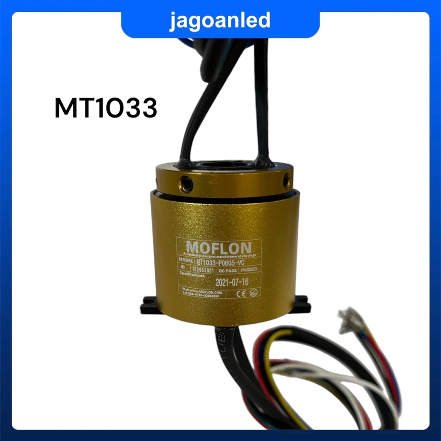 Slipring Rotating Cable Slip Ring Diameter In 10mm OD 33mm 6 Wire MT1033