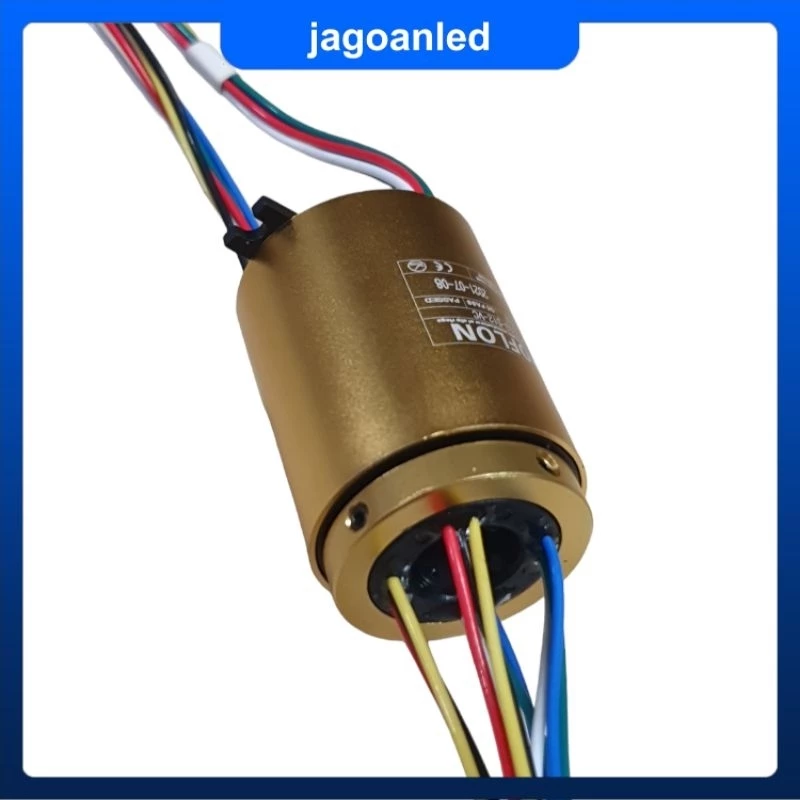 Rotating Cable Slip Ring Diameter In 12.7mm OD 33mm 12 Cable / 12 Wire