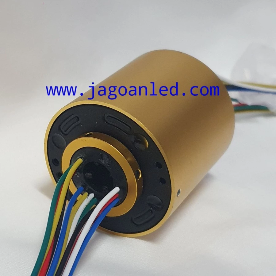 Rotating Cable Slip Ring Diameter In 12.7mm OD 56mm 12 Cable