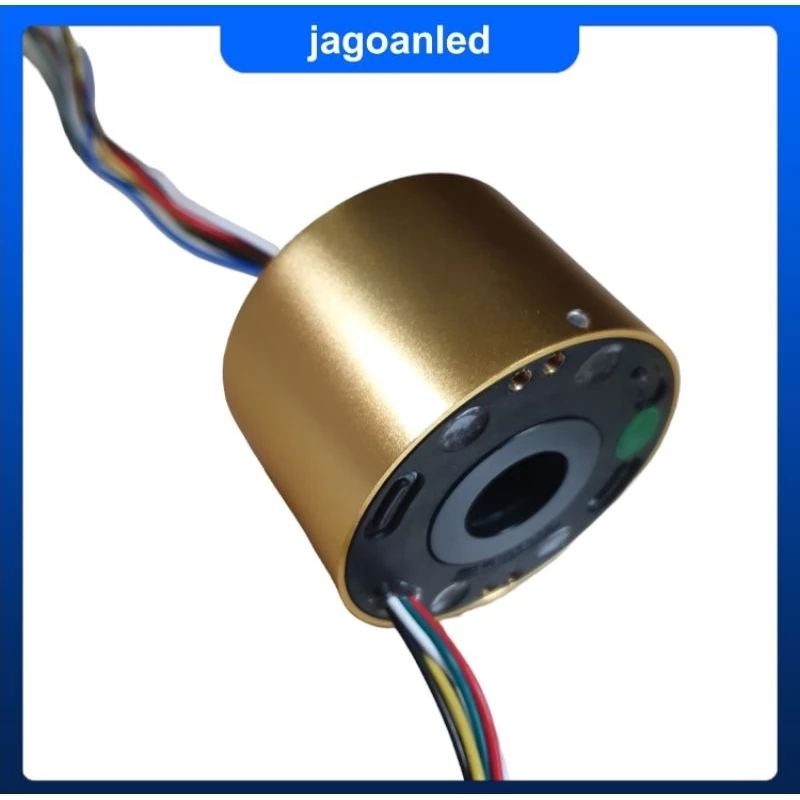 Rotating Cable Slip Ring Diameter in 20mm OD 69mm 6 Cable