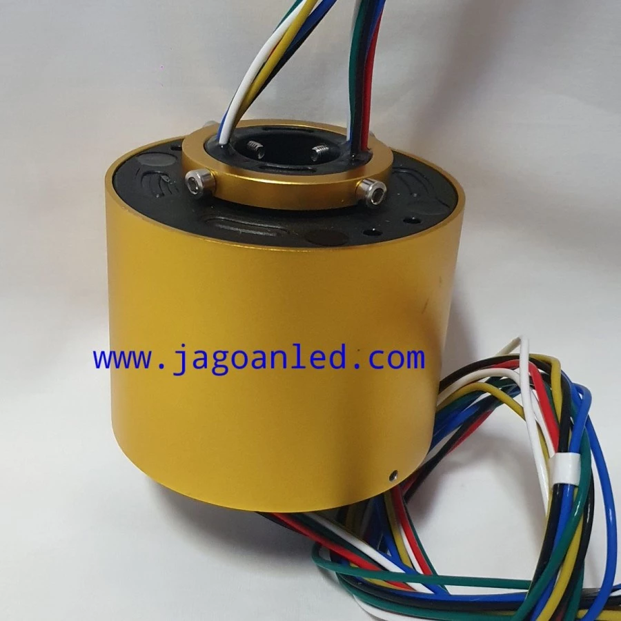 Rotating Cable Slip Ring Diameter In 25.4mm OD 86mm 12 Wire 10A MT2586