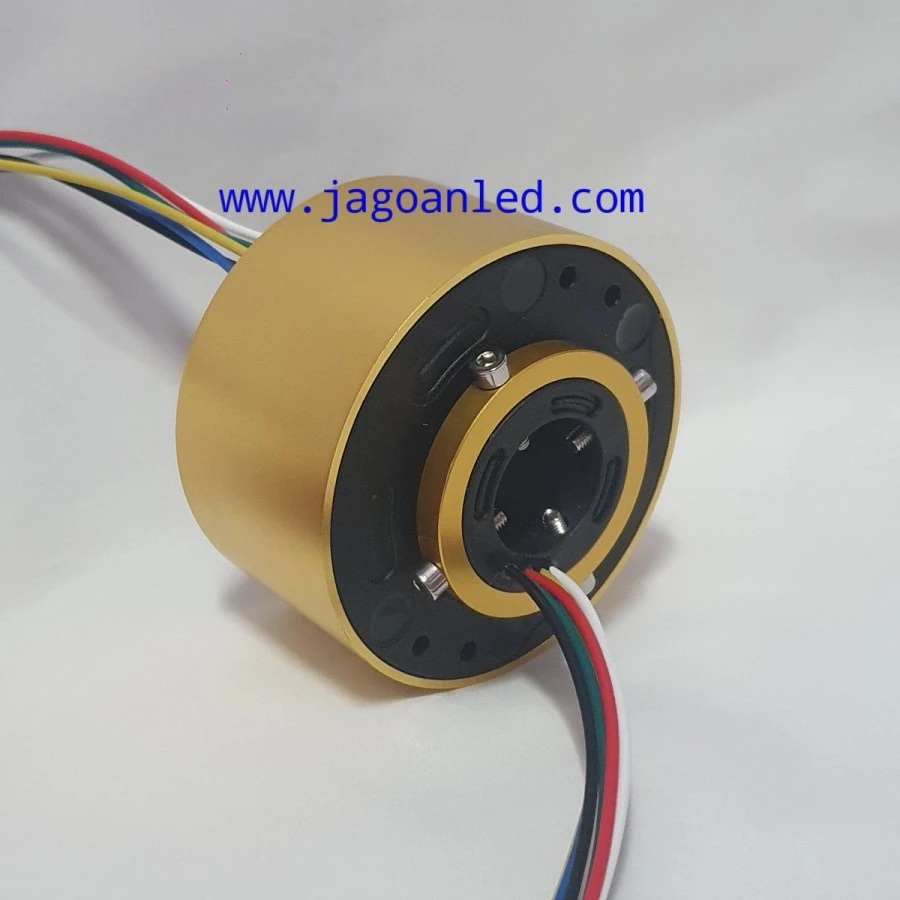 Rotating Cable Slip Ring Diameter In 25.4mm OD 86mm 6 Cable