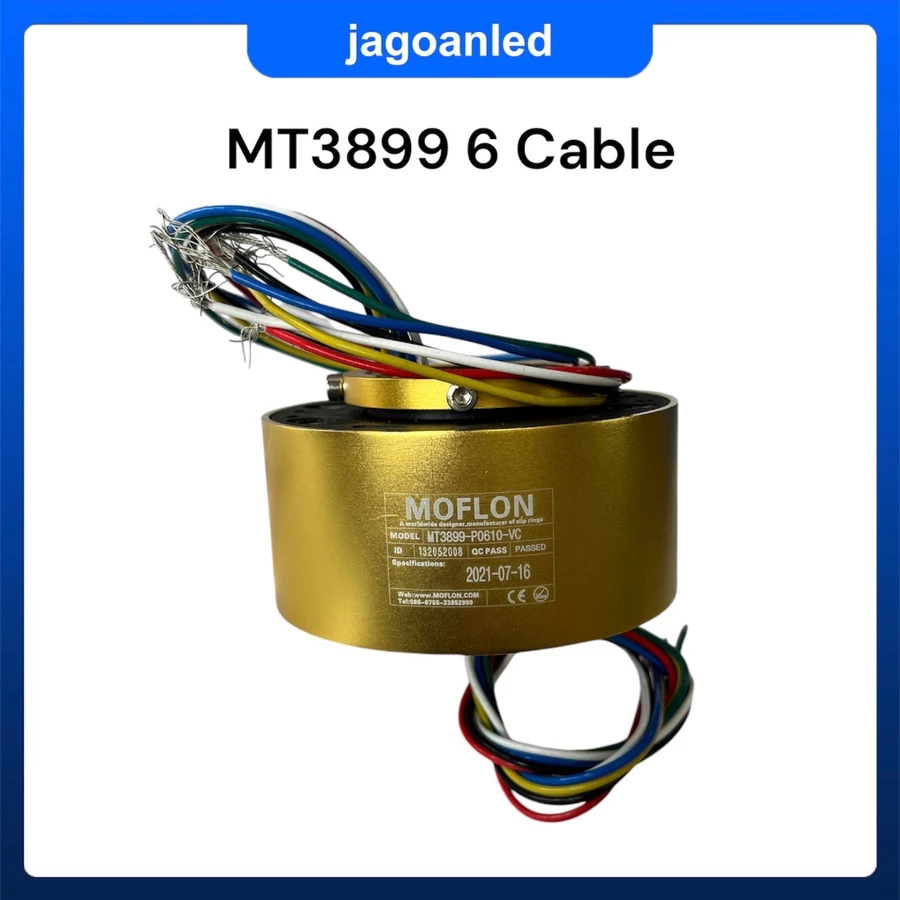 Slipring Rotating Cable Slip Ring Diameter In 38.1mm 6 Cable 10A MT3899