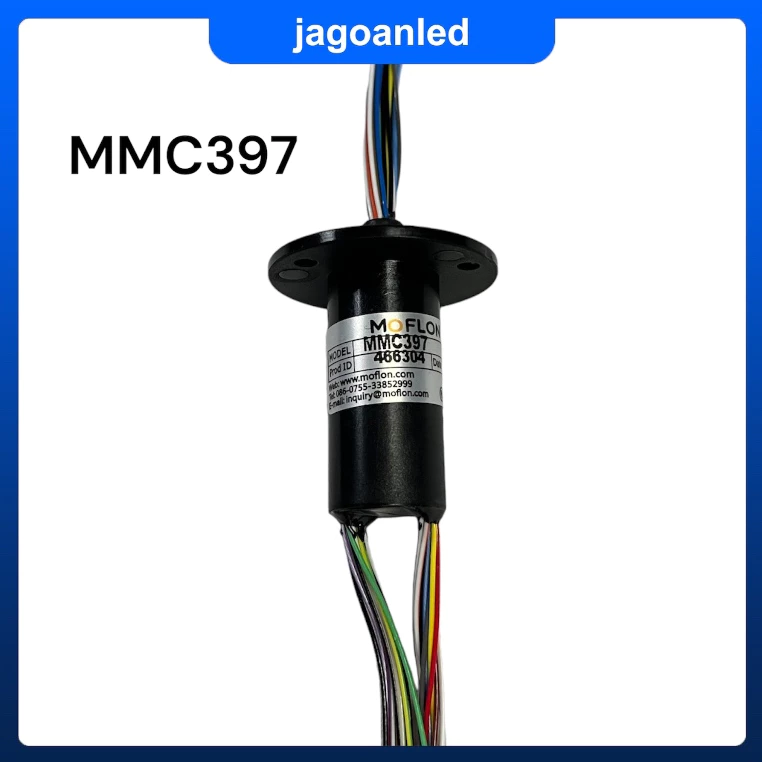 Rotating Cable Small Slip Ring with Flange OD 15.5mm 24 Wire 2A MMC397